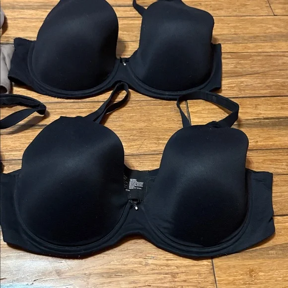Soma Embraceable Perfect Coverage Bra Lot of 4 Black Taupe Plus Size 42DD/42DDD - Picture 6 of 16